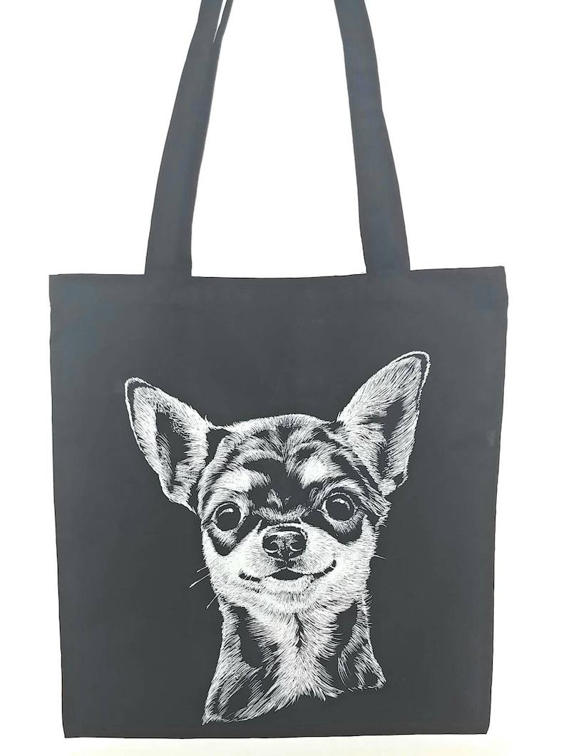 Chihuahua Dog Breed Tote Bag Chihuahua Dog Breed Tote Bag Etsy France