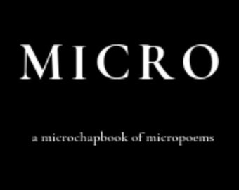 Digital Copy - Micro: a microchapbook of micropoems by Juliette Sebock