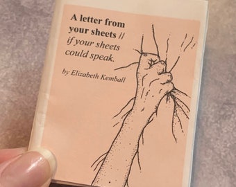 A letter from your sheets // if your sheets could speak. by Elizabeth Kemball