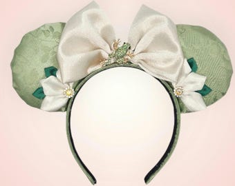 Tiana inspired Mouse Ears: Princess and the Frog Inspired Disney Bounding Headband