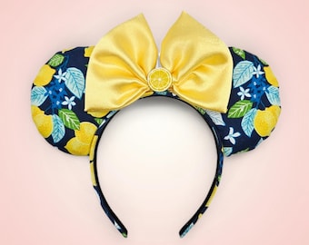 Lovely Lemon Mouse Ears: Lemon Inspired Disney Bounding Headband