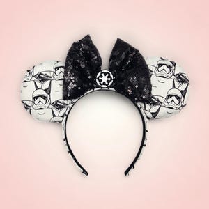 Storm Trooper Mouse Ears: Star Wars Inspired Disney Bounding Headband