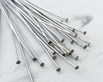 ant bronze plated jewelry dangle head pins 2 in long fps061 300 Ball head pins ant bronze plated jewelry dangle head pins 2 in long fps061 300 Ball head pins