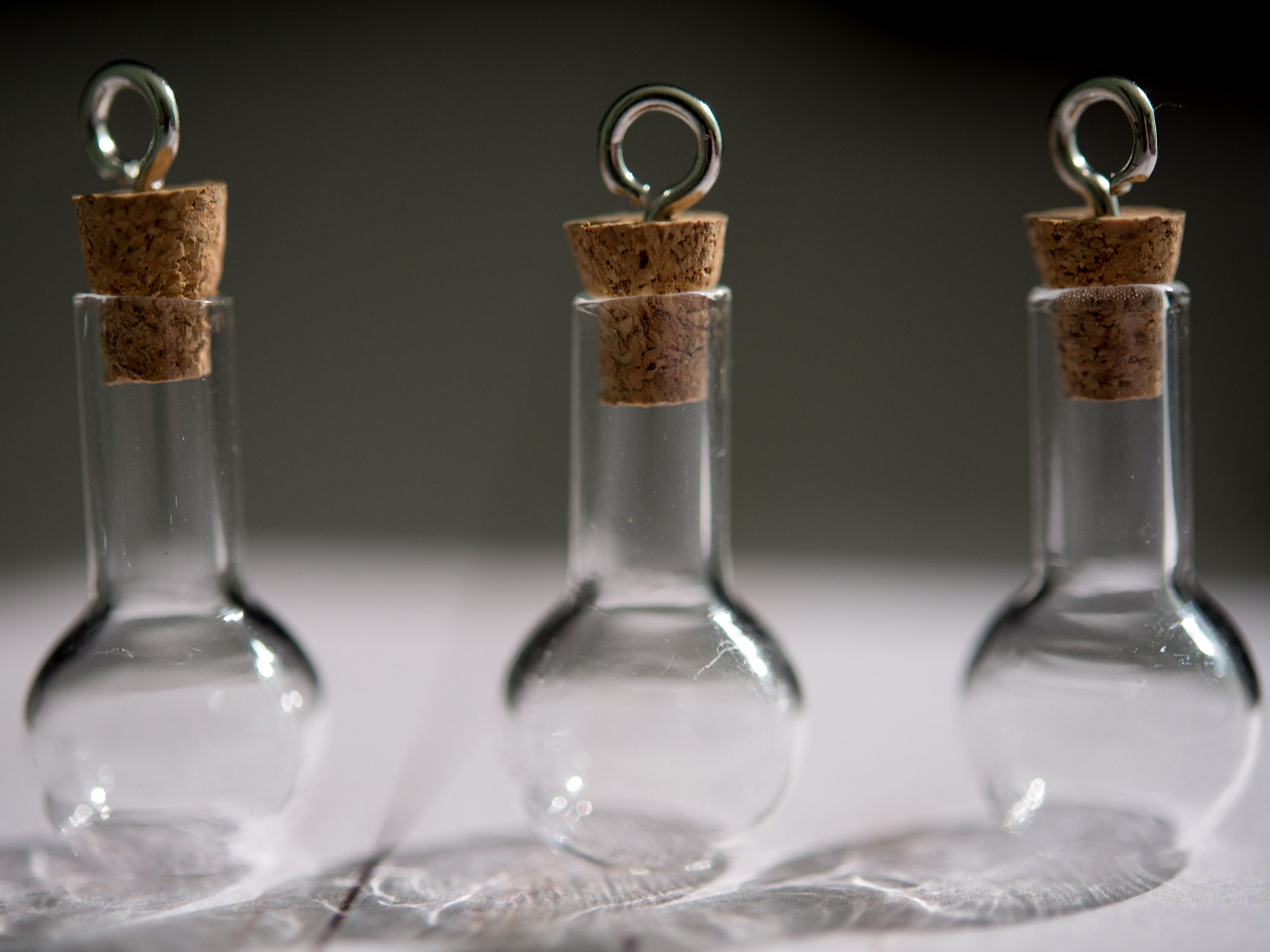 Small Glass Bottles and Vials Miniature Flasks Lab Equipment