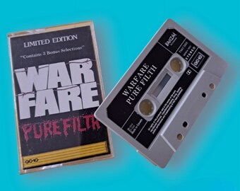WAREFARE Pure Filth Cassette Tape QC-10 Banzai Records