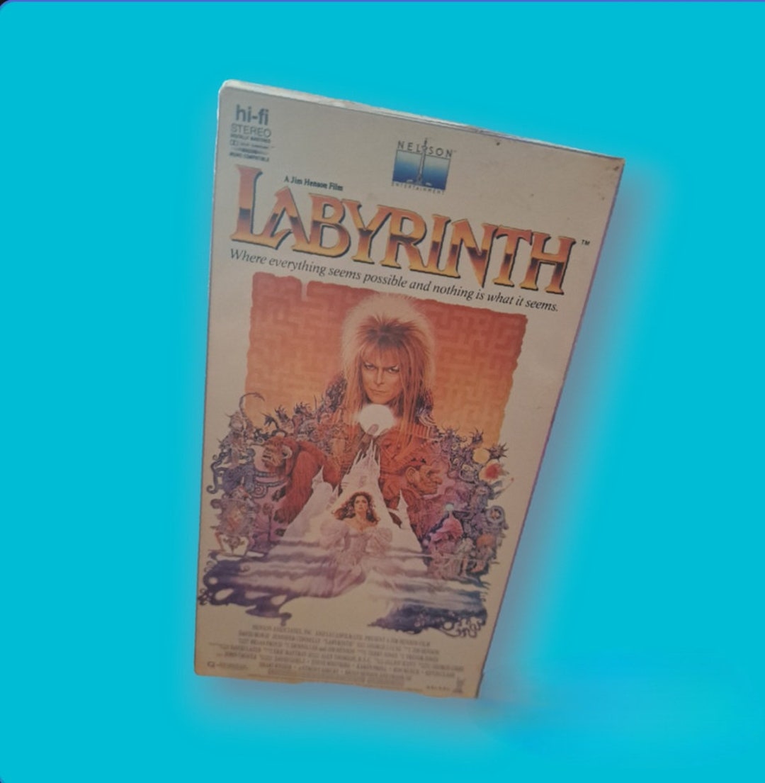 VHS Labyrinth original Cover Etsy