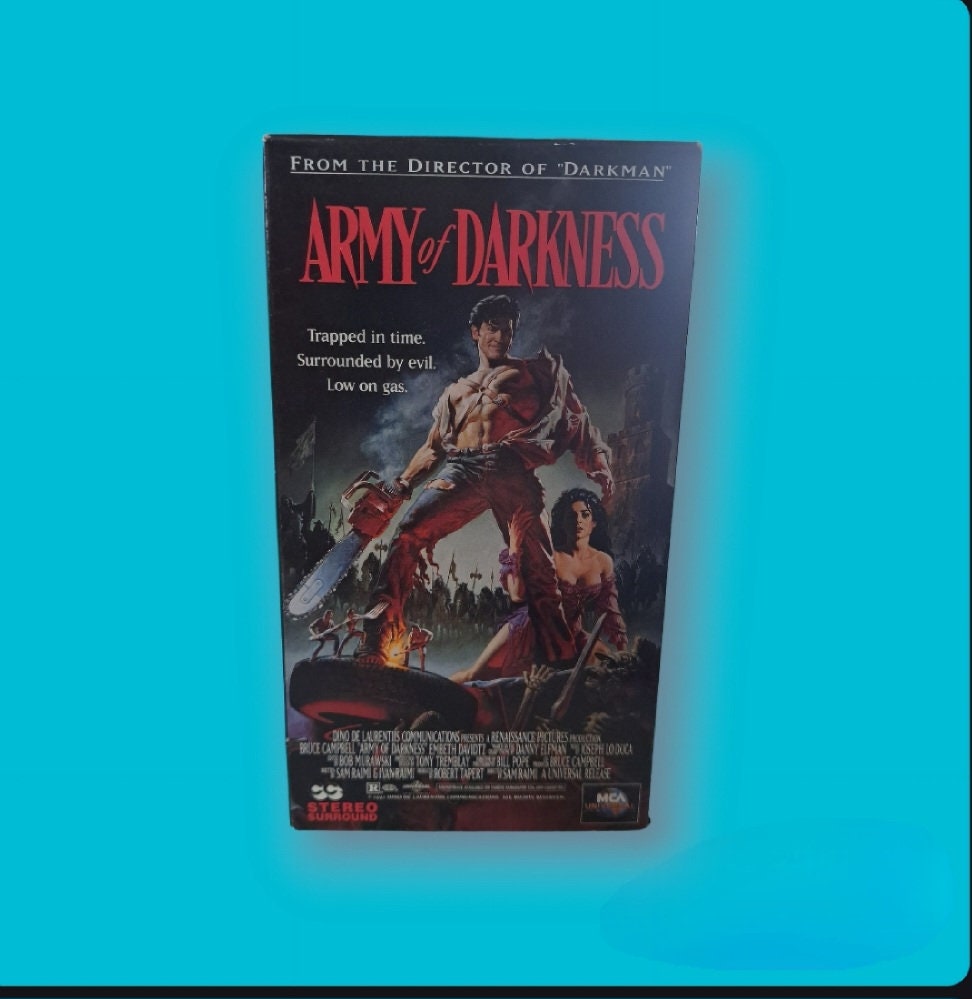 Seoul Korea vintage VHS cover art for Evil Dead 3: Army o…