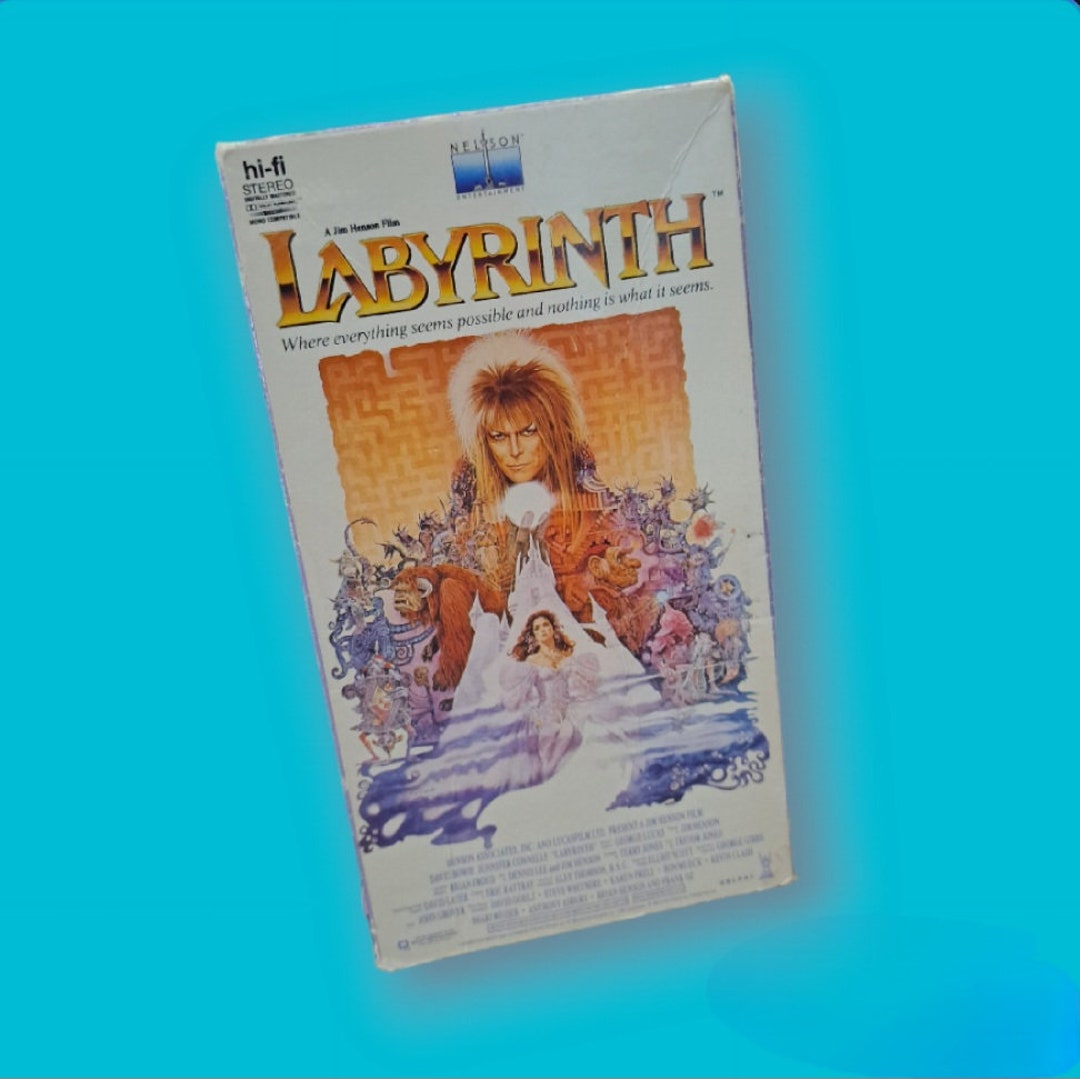 VHS Labyrinth original Cover Etsy