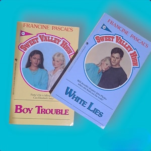 Sweet Valley High 2 BÜCHER PAKET White Lies and Boy Trouble von Francine Pascal