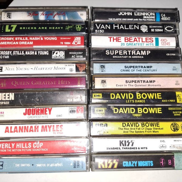 Pick A Tape - Various Cassettes