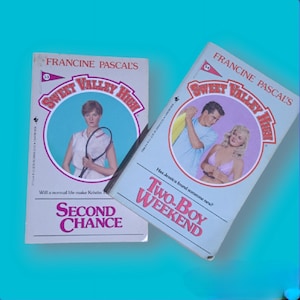 Sweet Valley High 2 BOOK BUNDLE Week-end pour deux garçons et seconde chance par Francine Pascal