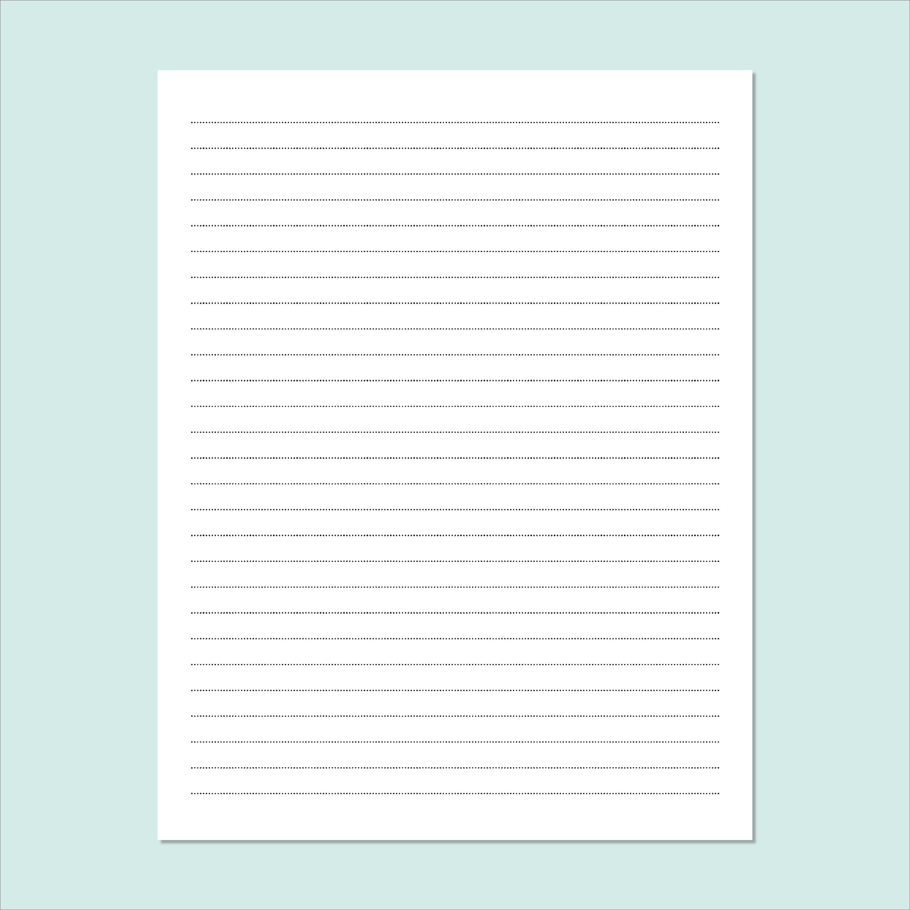 KDP Template Blank dotted line journal pages Kindle Low Etsy