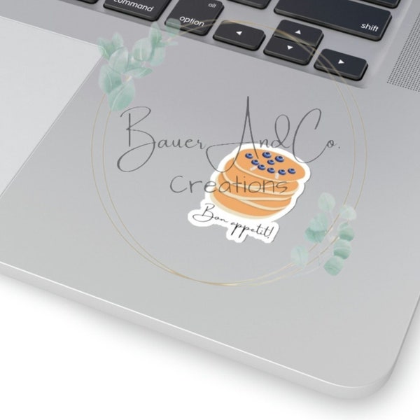 Vampire Diaries "Bon Appetit!" Damon Pancakes Sticker | Bonnie Bennett | Damon Salvatore | 1994 Damon | TVD | TVD Sticker | Sticker |