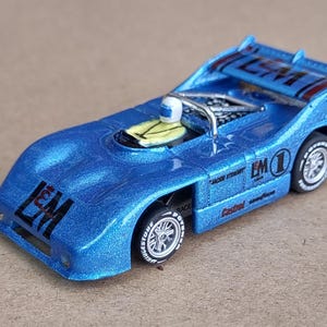Slot Car, HO (1/64) scale  AFX Porsche 510K Custom build Can Am New Old Stock body on New AFX Mega G plus chassis