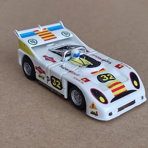 Slot Car, HO (1/64) scale  AFX Porsche 510K Custom build Can Am New Old Stock body on New AFX Mega G plus chassis