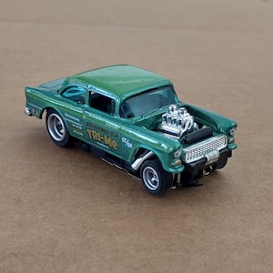 HO Slot Car: Custom &#39;55 Gasser Hot Wheels Conversion
