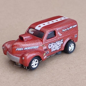 Slot Car, HO (1/64) scale, 41 Willy's panel delivery custom