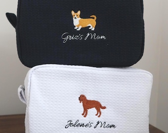 Neceser para mamá perruna, neceser personalizado para mascotas, neceser de viaje personalizado, regalo para amantes de los perros
