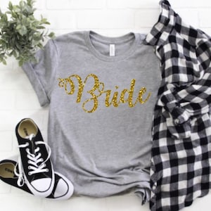 Bride, squad iron on shirt decal, DIY, Bridal party, bachelorette party, wedding party, bridal shower, I do, she said yes, HTV