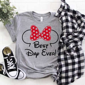 Best day ever iron on shirt decal, DIY, disneyland trip, disney, mickey mouse, minnie, family shirts, matching shirts, disneyworld, HTV