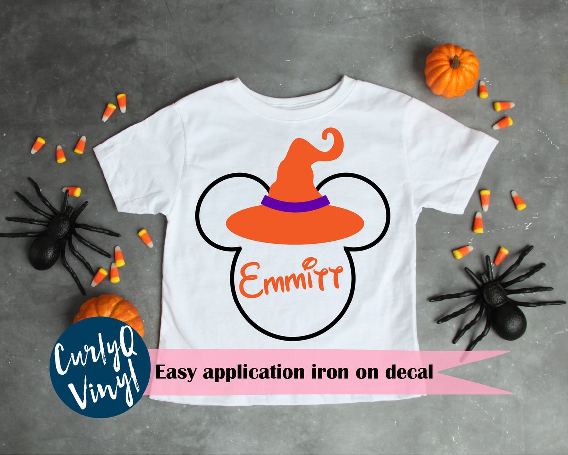 Disney Halloween iron on decal mickey witch minnie witch  Etsy