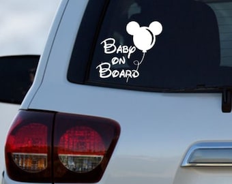 Disney Baby Dumbo Mother’s Love Custom Auto/Car Vinyl Window Sticker Decal 