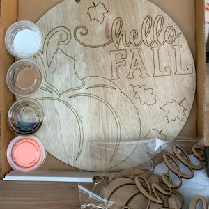 3D Big Pumpkin DIY Kit| Fall time, DIY Craft, Girls night