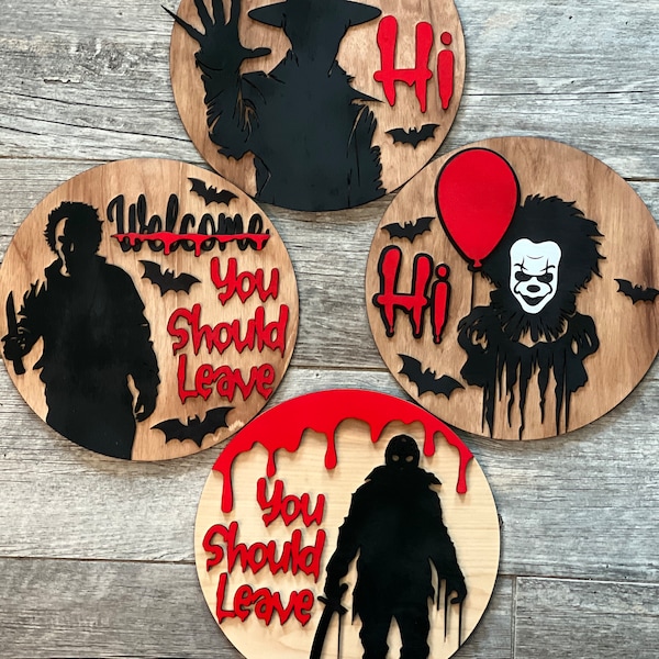 DIY Halloween Door Hanger Kits