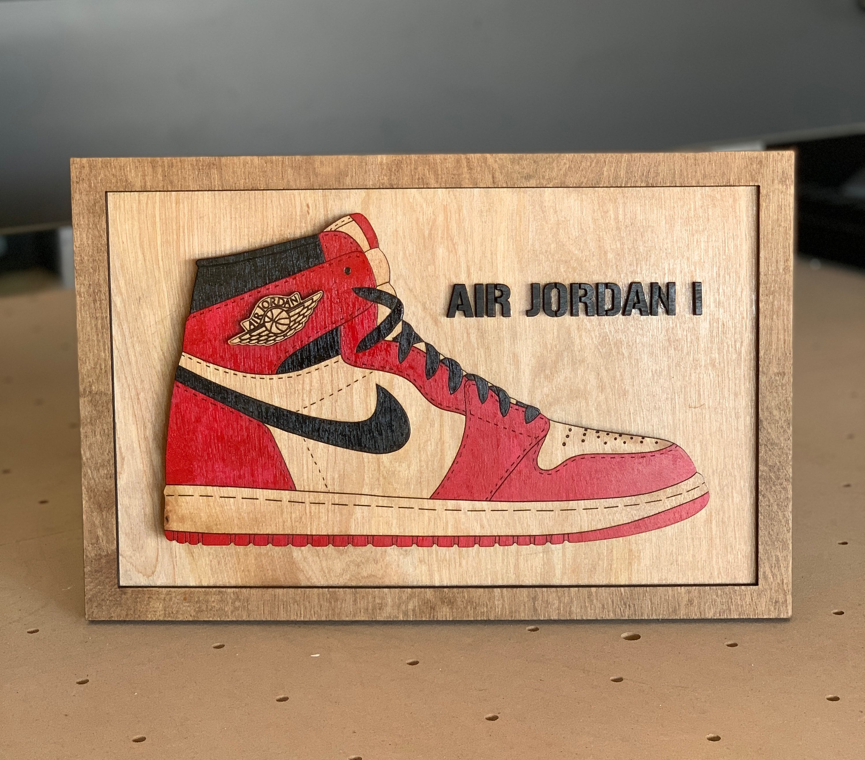 Red Air Jordan Shoes - Etsy