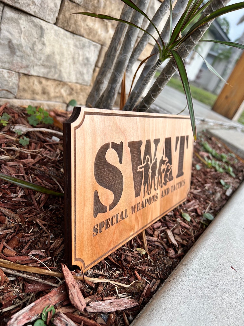 Wooden SWAT Sign - Etsy