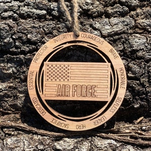 Best Air Force Christmas Ornament | Military Christmas ornament, Air Force,