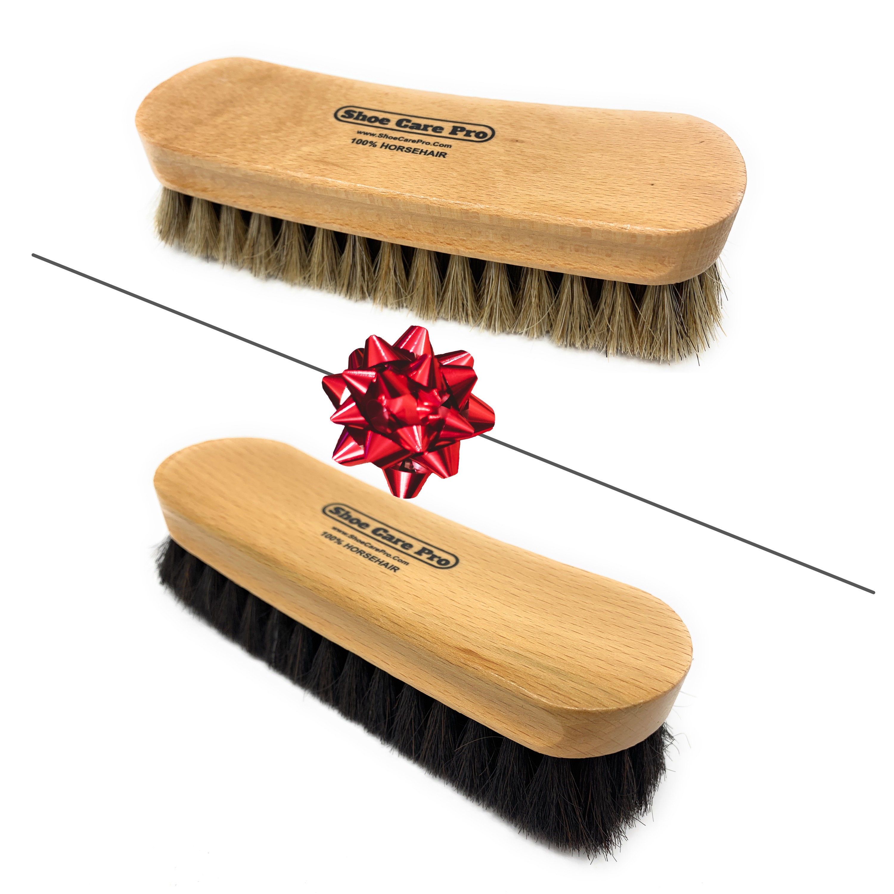 6.5 IN. Shoe Brush Boot Brush Leather Brush 100 Horsehair Etsy