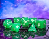 Aurora Borealis - Aurora Borealis RPG DND 7-Piece Polyhedral Dice Set - Hand Inspected with Dice Bag