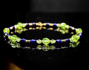 Alien Göttin Lapis Lazuli Halskette