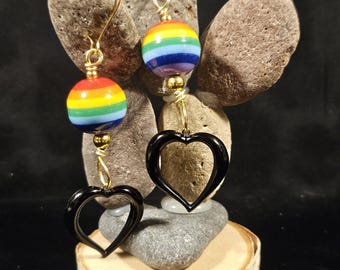 Rainbow, LGBTQ, Open Heart, Bold, fun, statement