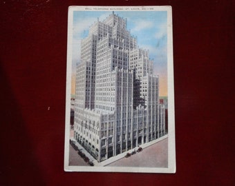 Bell Telephone Building St. Louis, MO Vintage Postcard