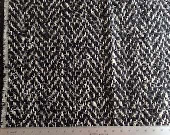 Großflächige Herringbone Tweed Wolle