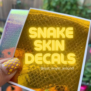 Snake Skin Nail Decals | Snake Skin Nail Art | Snake Skin Nail Stickers