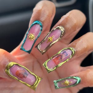 Create Your Own Nail Art Waterslide Decals | Custom Photo Water Decals for manicure | Custom Nail Decal Waterslide image 7
