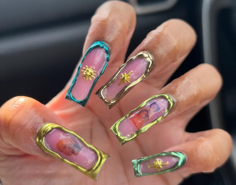 Create Your Own Nail Art Waterslide Decals | Custom Photo Water Decals for manicure | Custom Nail Decal Waterslide image 7