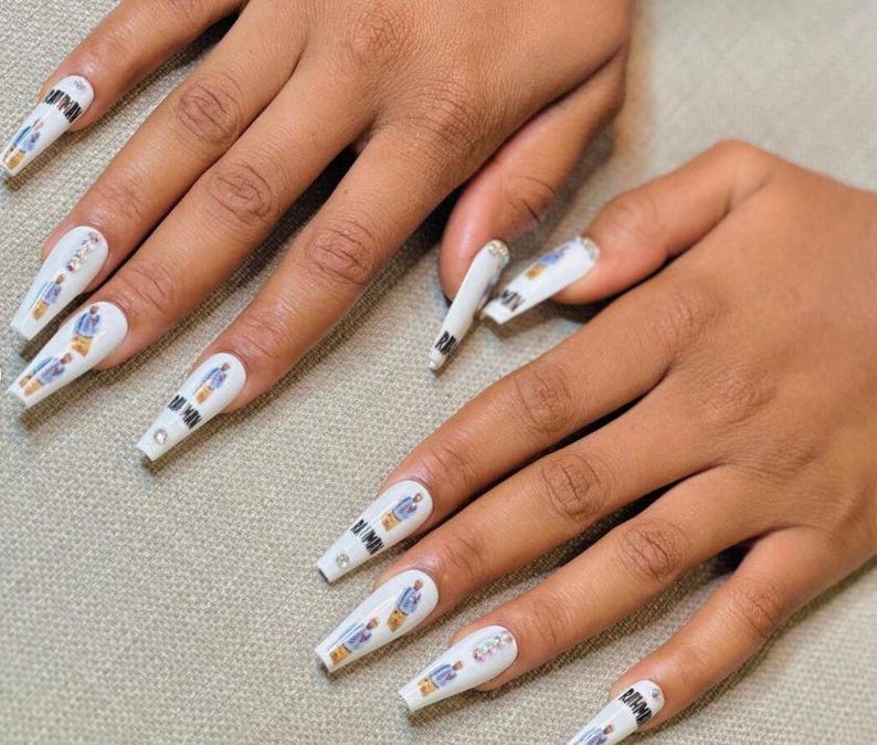 Create Your Own Nail Art Waterslide Decals | Custom Photo Water Decals for manicure | Custom Nail Decal Waterslide image 6
