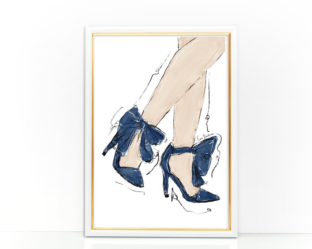 Fashion Wall Art Print Digital Printable Gift for Her Fashion ...