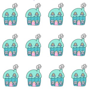 House Doodle Stickers