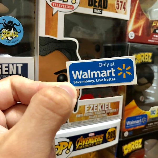 Funko Pop! Figure (Walmart Exclusive) Replacement Sticker