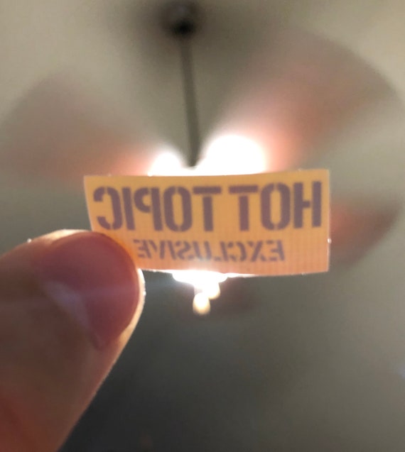 Funko Pop Figure hot Topic Exclusive Replacement Sticker - Etsy