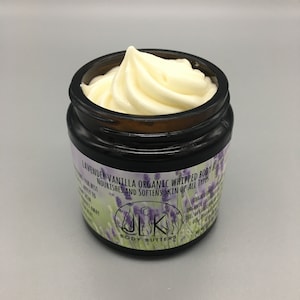 Lavender Vanilla Organic Whipped Body Butter