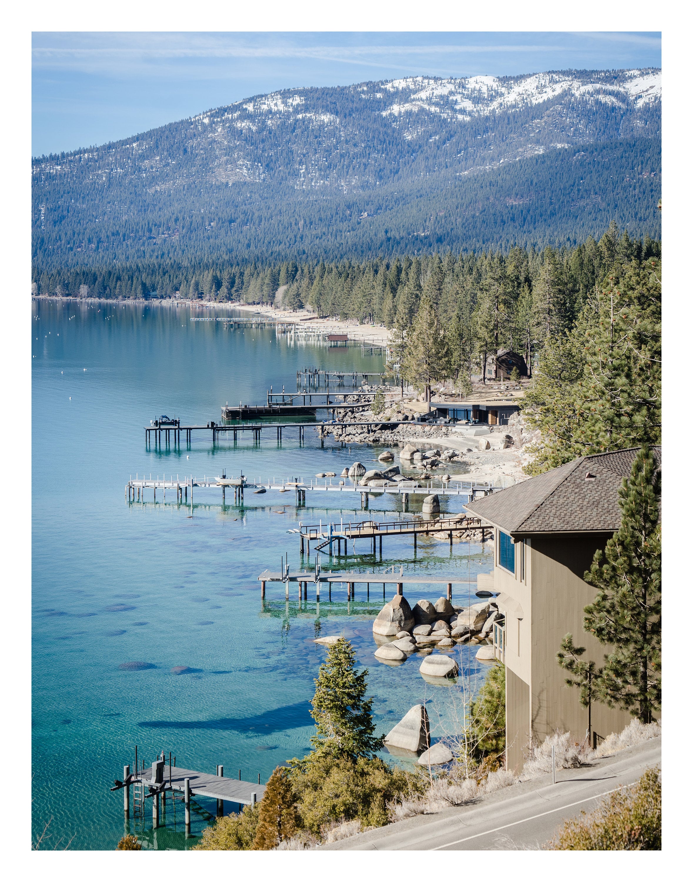 Incline Village Docks Photo Print Lake Tahoe Etsy UK