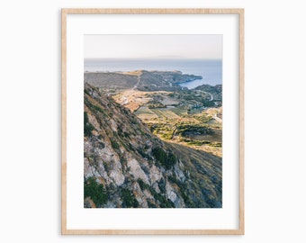 Milos From Above Giclee Photo Print |  | Physical Photo Print | Hahnemuhle Photo Rag Matte Paper | Fine Art Photography | Milos, Greece