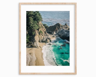 McWay Falls Giclee Photo Print |  | Physical Photo Print | Hahnemuhle Photo Rag Matte Paper | Photography | Big Sur, California | Highway1