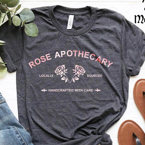 Rose Apothecary Shirt Adult T Shirts Locally Sourced Hand - Etsy